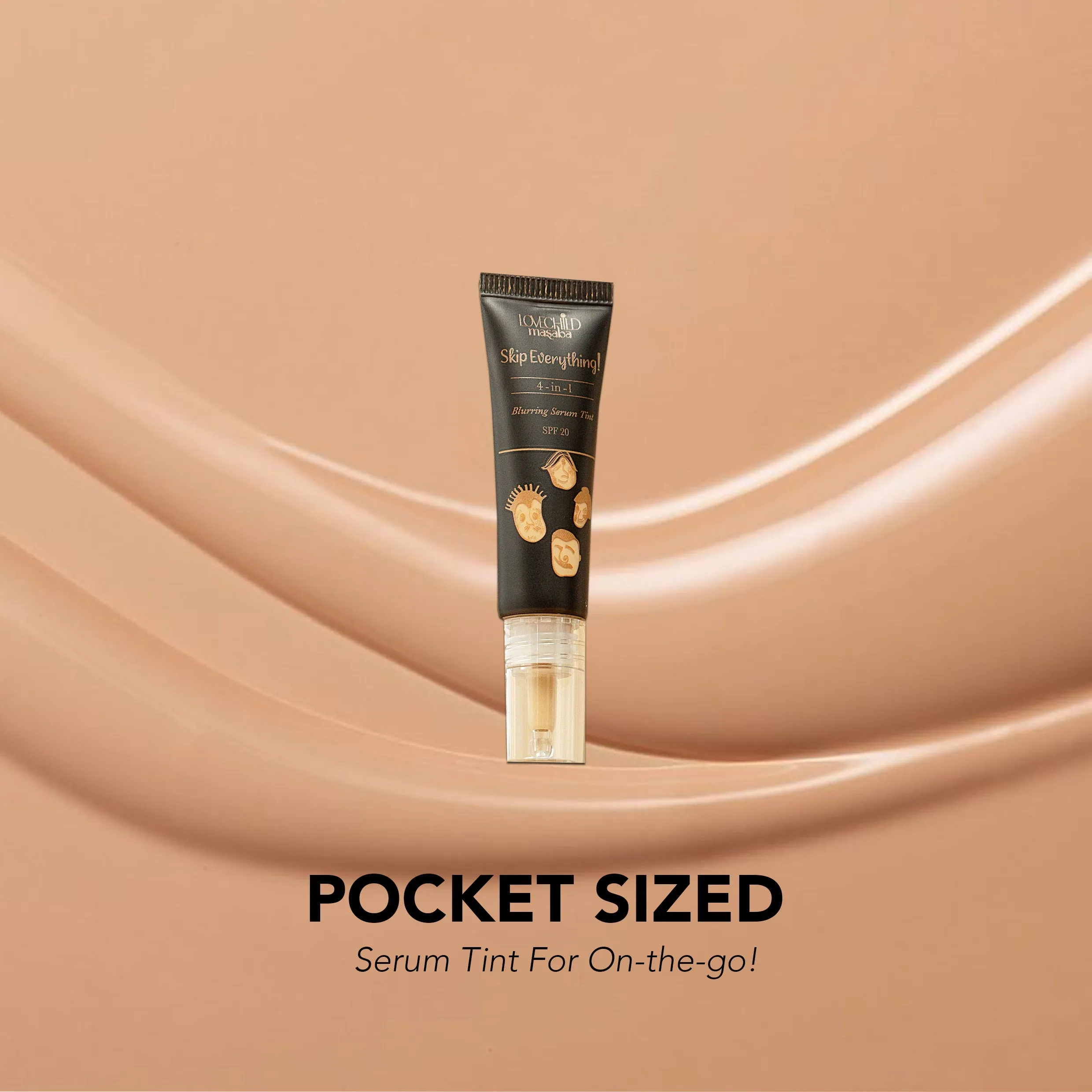 Moody Mama- Skip Everything Blurring Pocket Serum Skin Tint (10ml)  4-in-1 Benefits