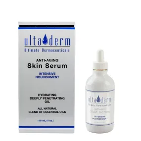 Ultimate Dermaceuticals Anti-Aging All Natural Skin Serum Moisture-Embracing Formula with Essential Oils, 4 ounces