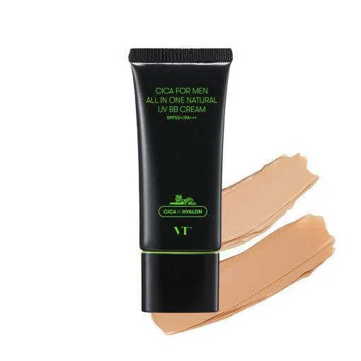 VT Cica For Men All In One Natural UV BB Cream SPF50  PA   