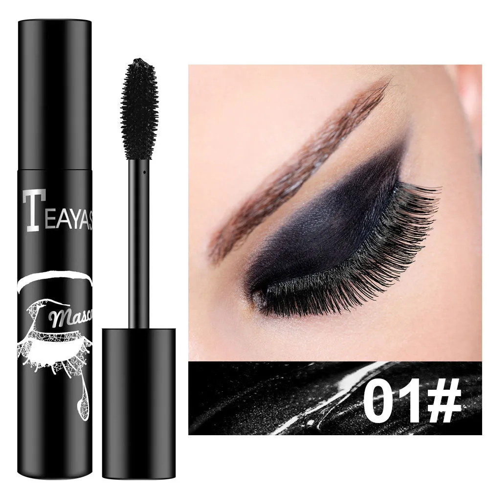 Wholesale color elongated thick royal blue purple gold bronze fluorescent green mascara does not smudge JDC-MA-XuQ002