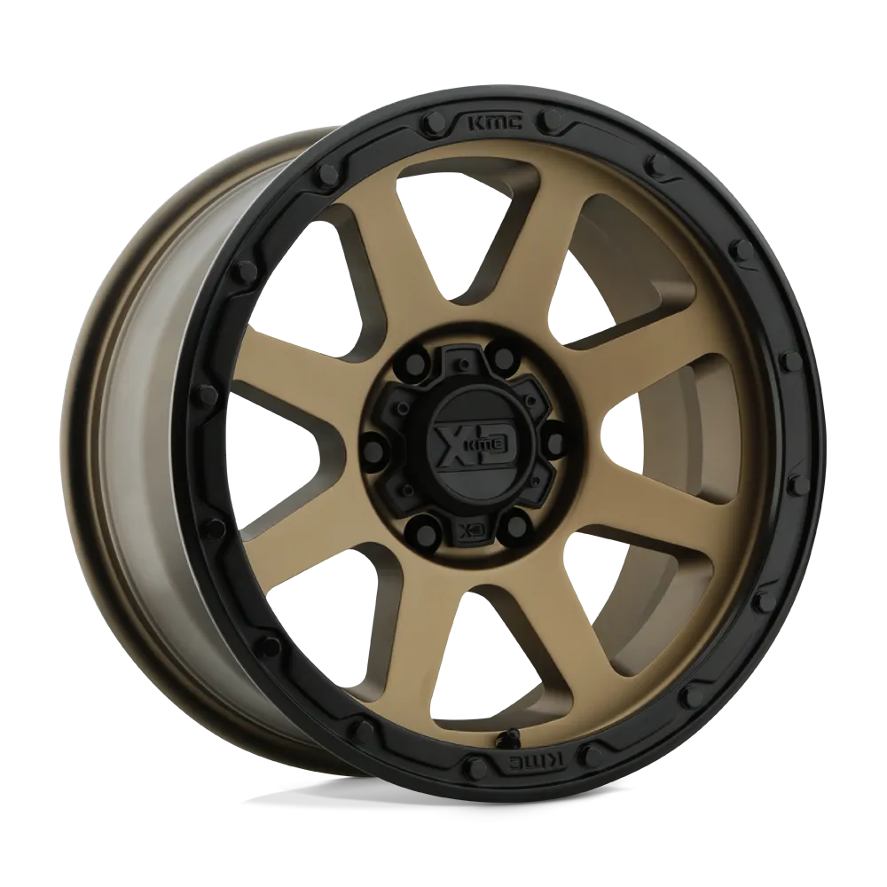 XD134 Addict 18X8.5 6X139.7 0mm Matte Bronze Matte Black Lip
