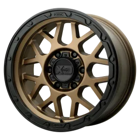 XD135 Grenade 16X8 8X165.1 -6 mm Matte Bronze Matte Black Lip