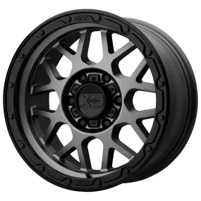 XD135 Grenade 17X9 6X114.3 18mm Matte Gray Matte Black Lip